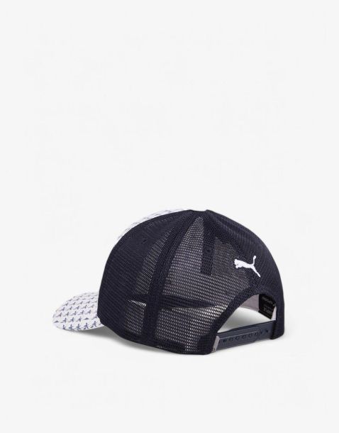 PUMA Palms Trucker P Snapback Cap White/Navy