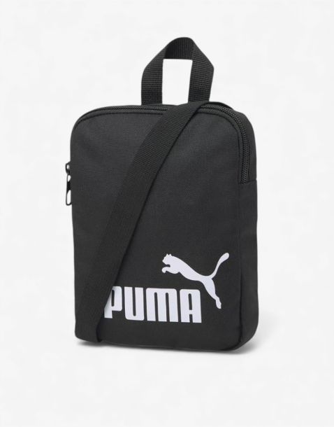 PUMA Phase Portable Shoulder Bag Black/White