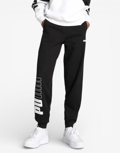 PUMA Power Colorblock High Waist Pants Black