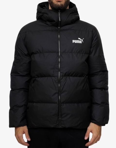 PUMA Power Hooded Jacket Coat Black
