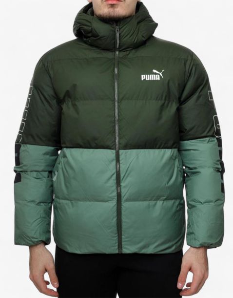 PUMA Power Hooded Jacket Green