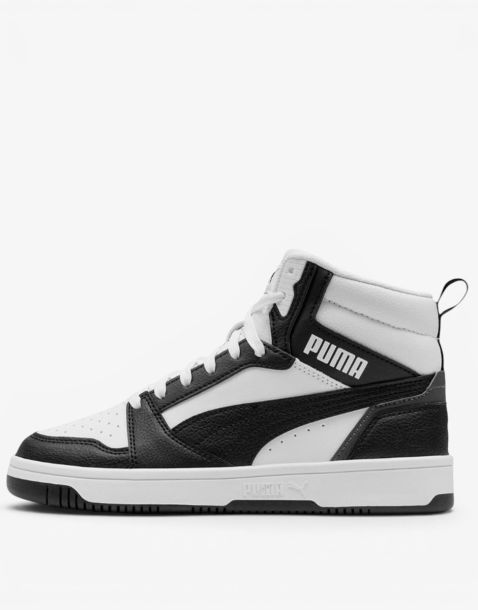 PUMA Rebound V6 Mid Sneakers White/Black