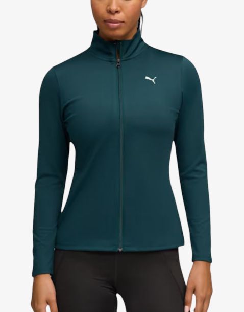 PUMA Strong Full Zip Cool Weather Green