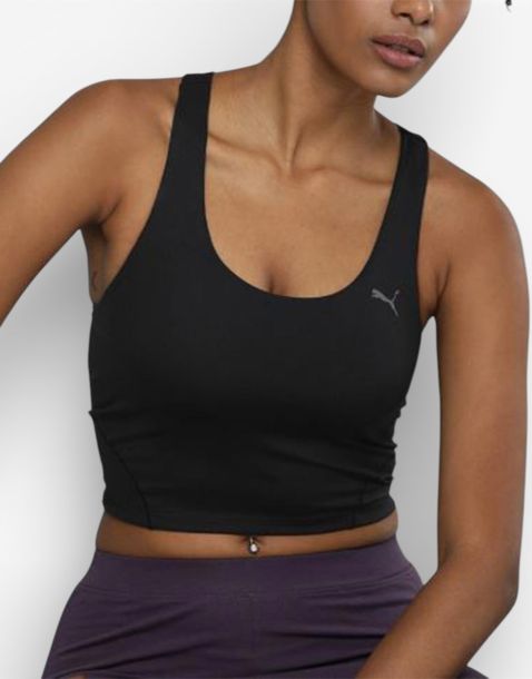 PUMA Studio Foundation Yoga Top Black