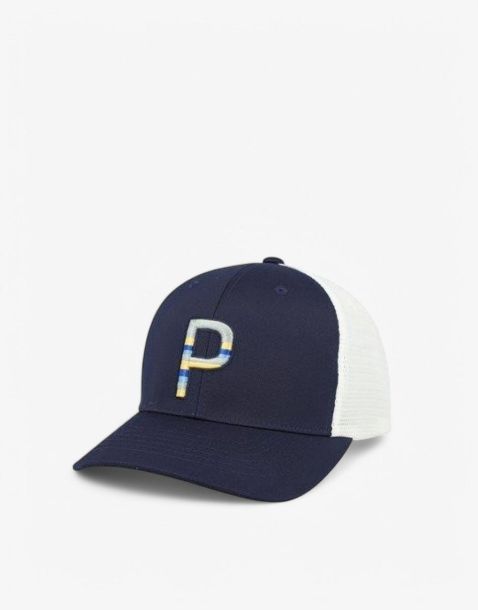 PUMA Sundown Trucker Snapback P Cap Blue/White