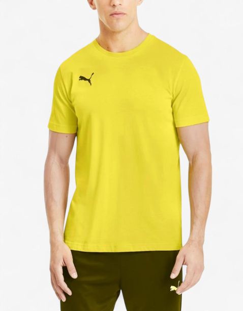 PUMA TeamGoal 23 Casuals Tee Cyber Yellow