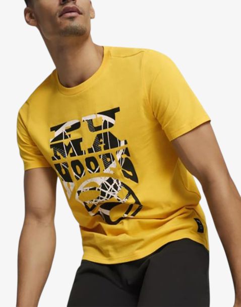 PUMA The Hooper Basketball Tee Orange