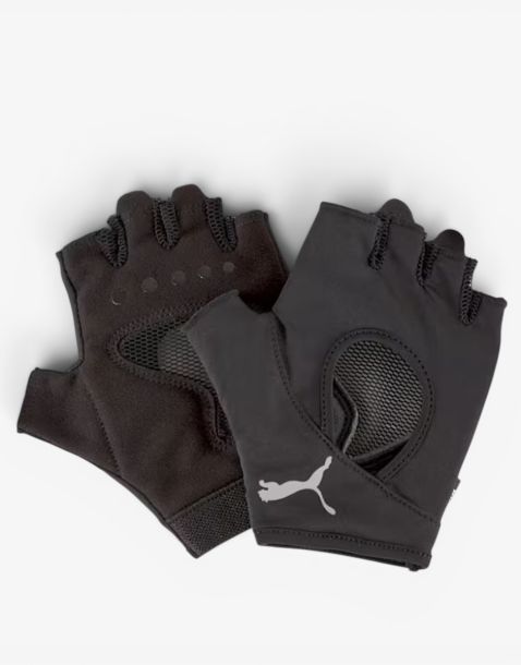 PUMA Tr Ess Gym Cut Fingered Gloves Black