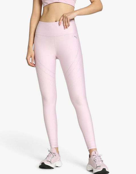 PUMA Ultraform Graphic Long Running Tights Pink