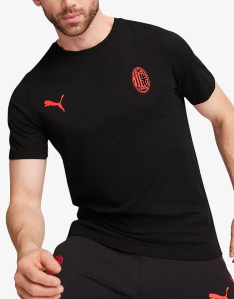 PUMA x AC Milan Ess Tee Black