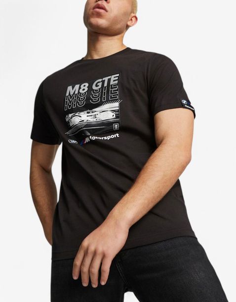 PUMA x Bmw M Motorsport Car Graphic Tee Black