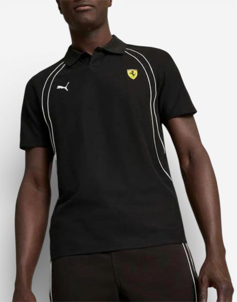 PUMA x Ferrari Race Motorsport Polo Tee Black