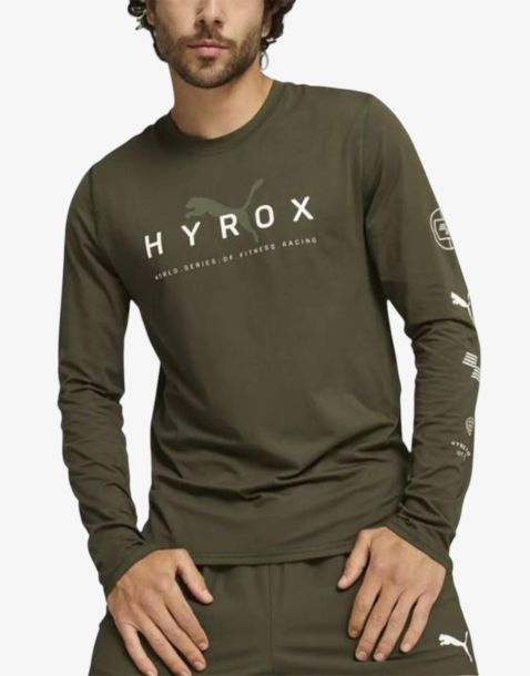 PUMA x Hyrox Run Langarmshirt Top Green