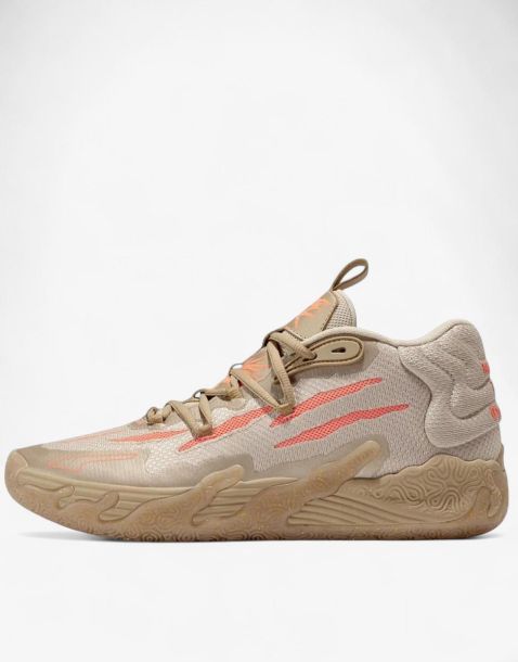 PUMA x LaMelo Ball Mb.03 Basketball Shoes Beige/Gold
