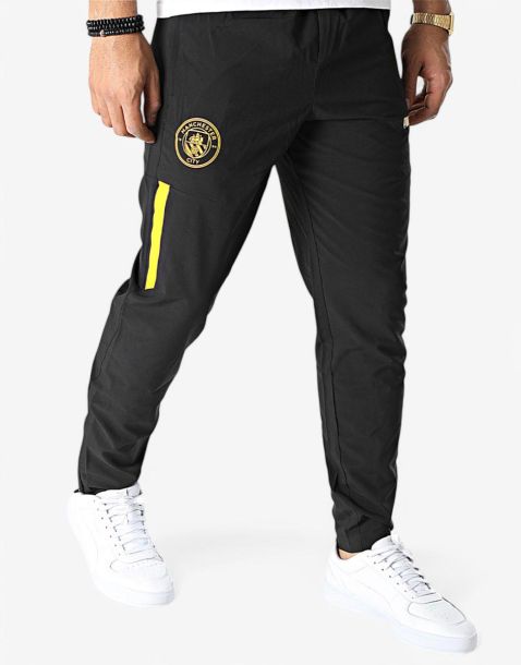 PUMA x Manchester City FC Woven Pants Black/Yellow