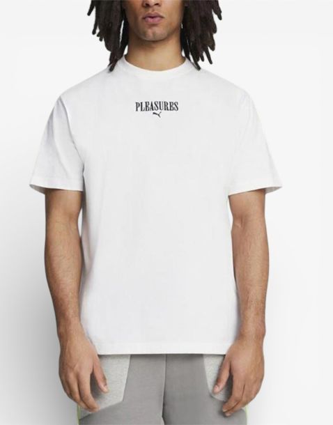 PUMA x Pleasures Graphic Tee White