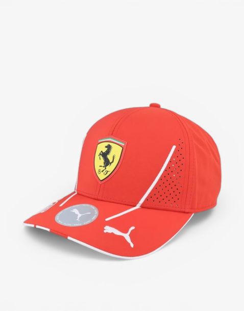 PUMA x Scuderia Ferrari Charles Leclerc Team Baseball Cap Red