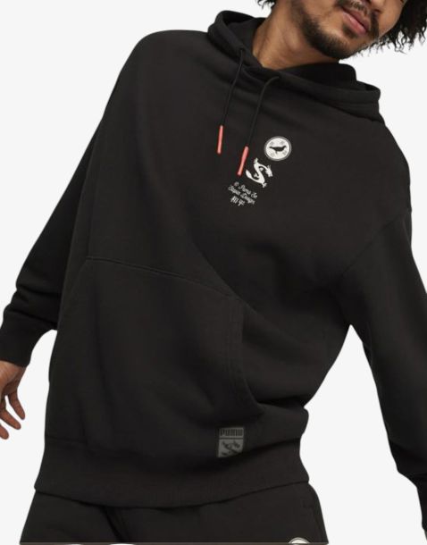 PUMA x Staple Graphic Hoodie Black