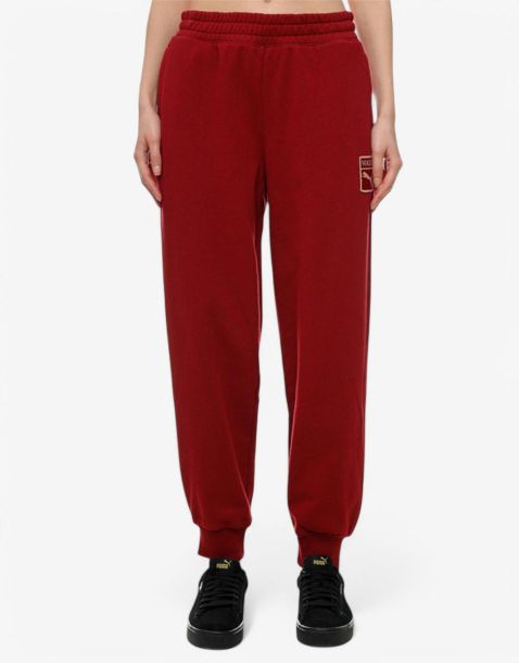 PUMA x Vogue Relaxed Fit Sweatpants Red
