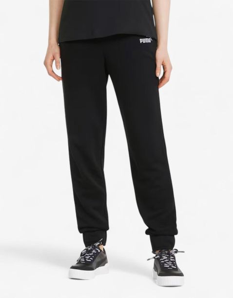 PUMA Essentials+ Embroidery Pants Black