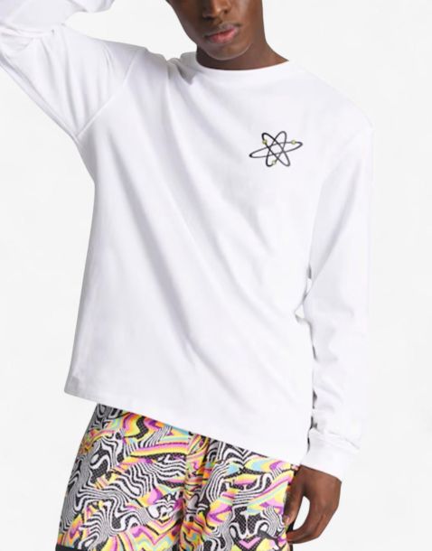 PUMA Melo x Dexter's Laboratory Basketball Long Sleeve Blouse White