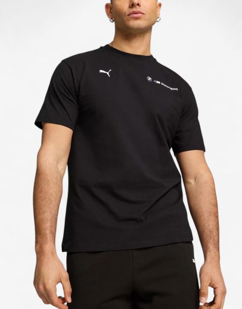 PUMA x BMW M Motorsport Ess+ Logo Tee Black