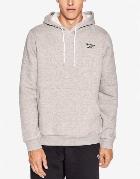 REEBOK Identity Fleece Hoodie Grey