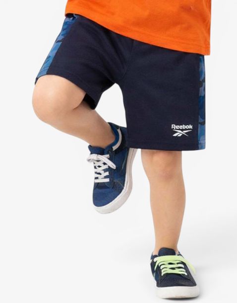 REEBOK Running Shorts Blue/Camo