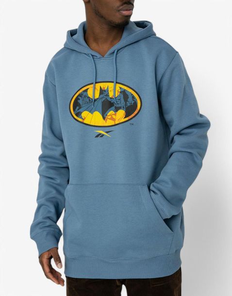 REEBOK x DC Batman Hoodie Blue