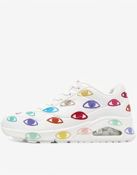 SKECHERS x Ricardo Cavolo Uno-Many Eyes Shoes White/Multi