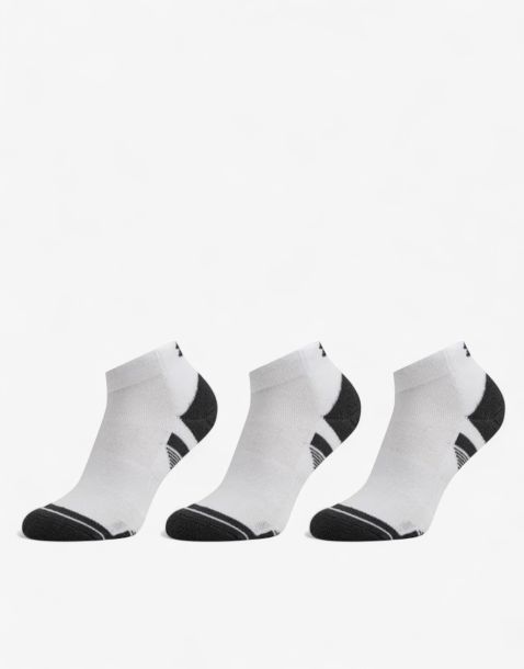 UNDER ARMOUR 3-Packs Performance Tech No Show Socks White/Black/Grey