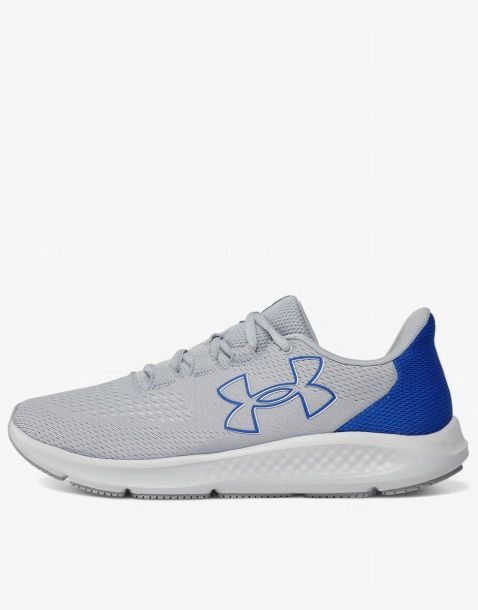 UNDER ARMOUR Charged Pursuit 3 Big Logo Running Shoes Grey/Blue