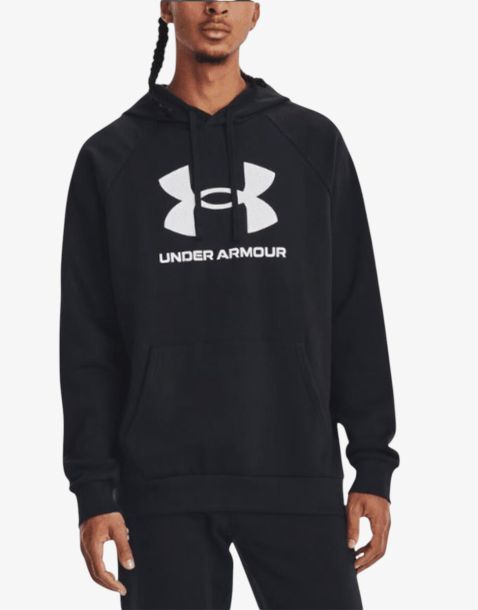 UNDER ARMOUR Rival Fleece Logo HD Black/White