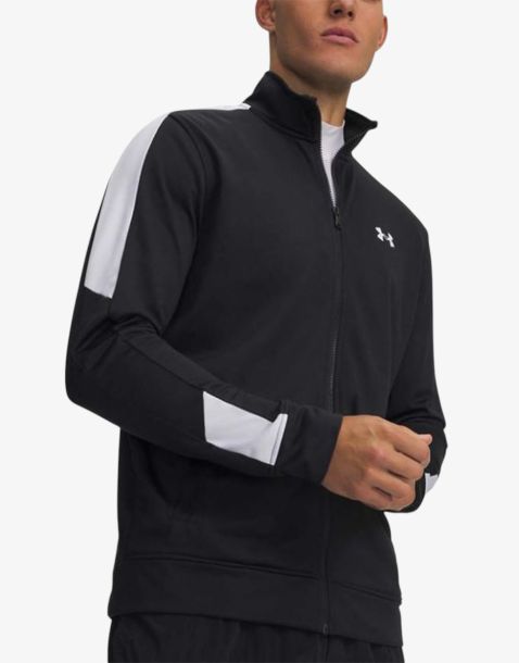 UNDER ARMOUR Rival Knit JKT Jacheta Black/White