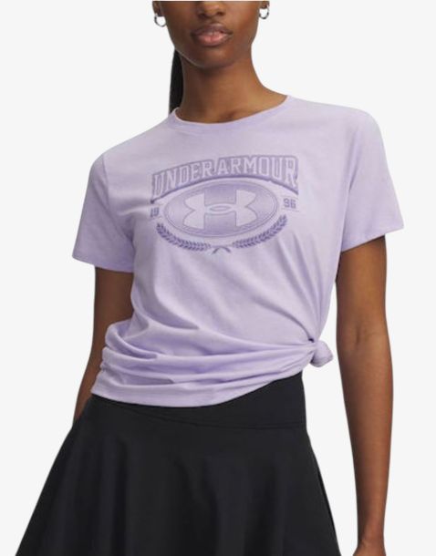 UNDER ARMOUR Varsity Ss Tee Purple