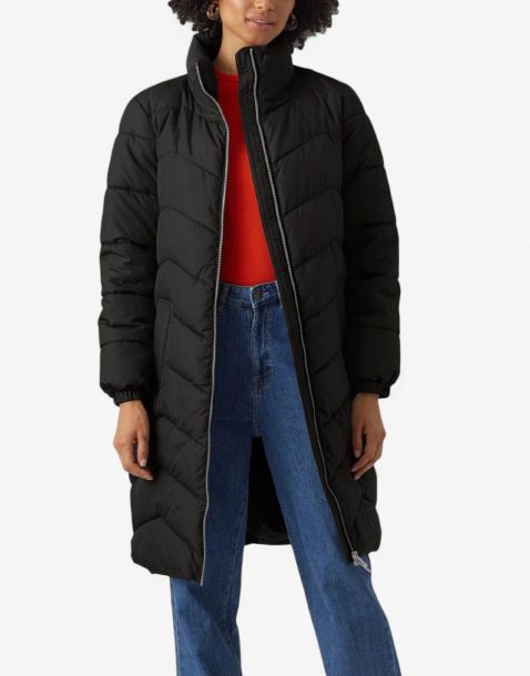 VERO MODA Liga Coat Black