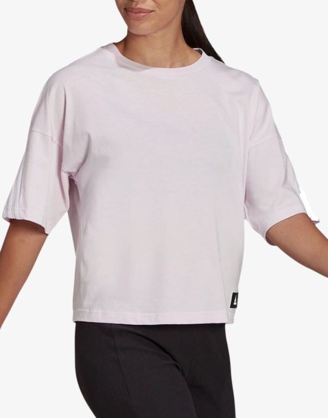 ADIDAS Sportswear Future Icons 3-Stripes Tee Light Pink