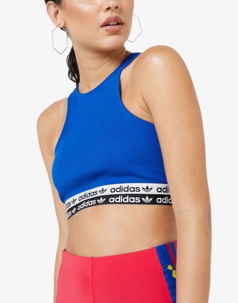 ADIDAS Cropped Bra Top Royal