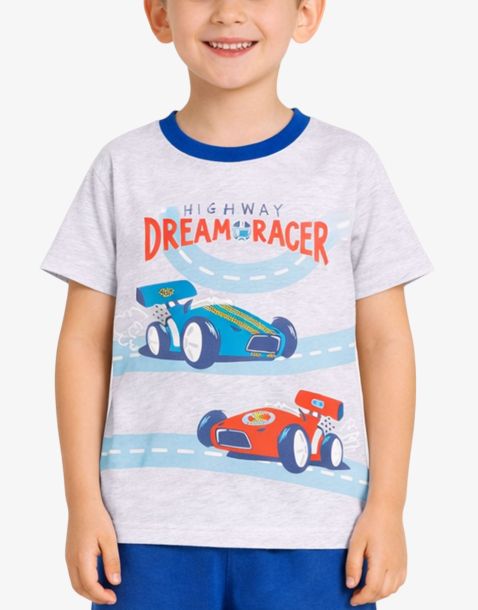CHICCO Boys Dream Racer Tee Light Grey