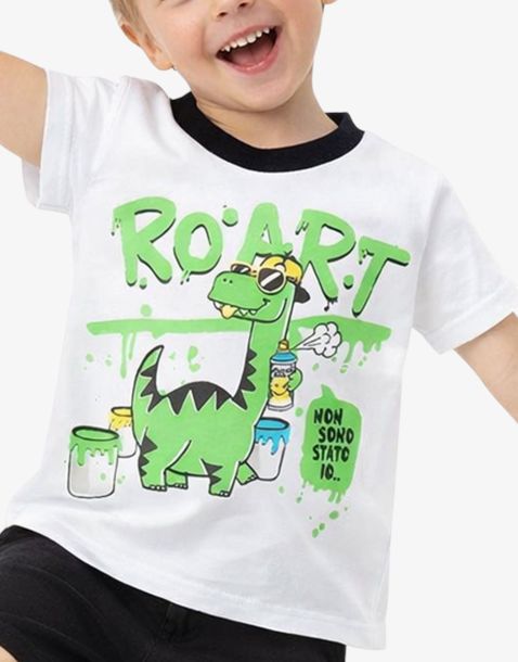 CHICCO Boys Tee White