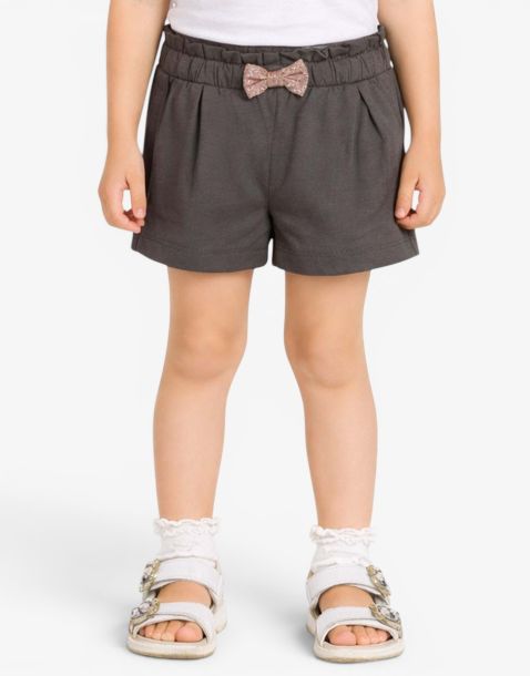 CHICCO Girls Knitted Shorts Medium Grey