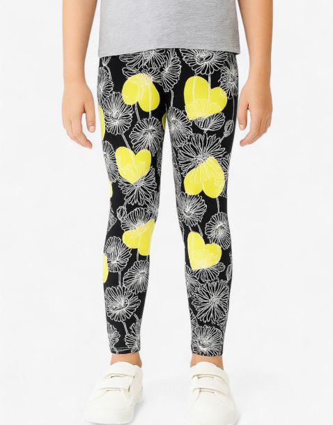 CHICCO Girls Leggings Black/Yellow