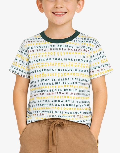 CHICCO Unisex Tee White/Multi