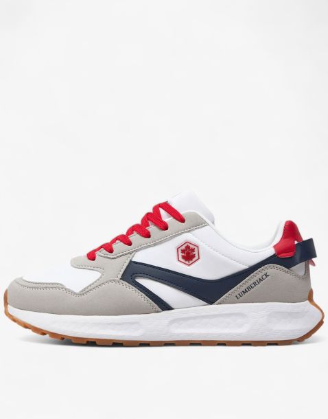 LUMBERJACK Tania Shoes White/Navy/Red