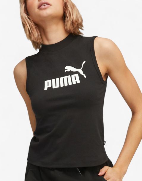PUMA Essentials High Neck Tank Top Black