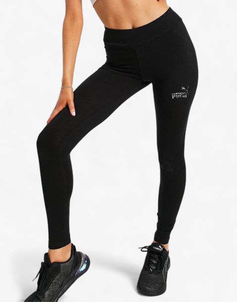 PUMA Essentials+ Animal Logo Leggings Black