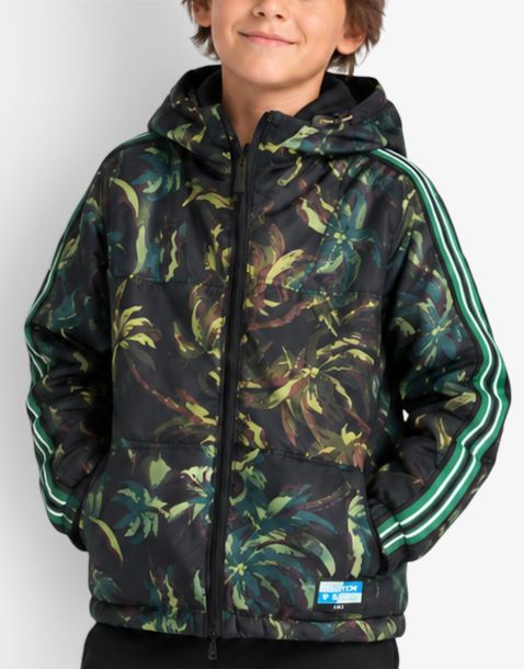 SCOTCH&SODA Palm Pattern Jacket Green/Multicolor