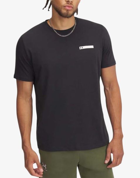UNDER ARMOUR M LC Strip Logo SS Black