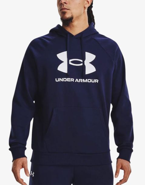 UNDER ARMOUR Rival Fleece Logo HD Navy/White