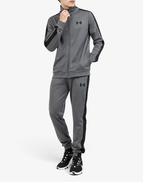 UNDER ARMOUR Rival Knit Track Suit Gray